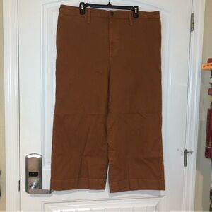Madewell Burnt Orange Wide Leg Jeans Size 35